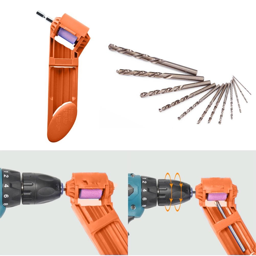 2-12.5mm Portable Drill Corundum Polishing Wheel Sharpener Titanium Drill Bit Powered Tool Parts Dropshipping