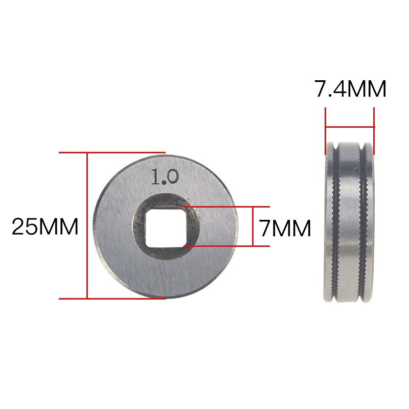 Wire Feeder Wheel Roller 0.8mm 1.0mm 1.2mm Double Size MIG Welding Wire Welding Machine Feeding Wire Feeding Wheel