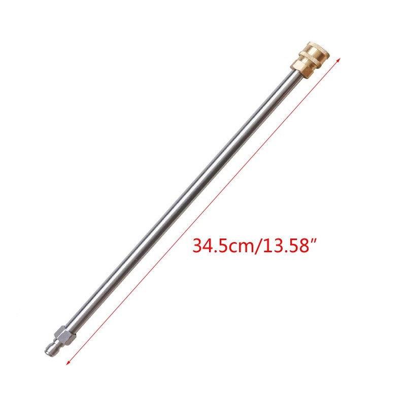 Pressure washer extension rod stainless steel 1/4 inch quick connect electric washer nozzle