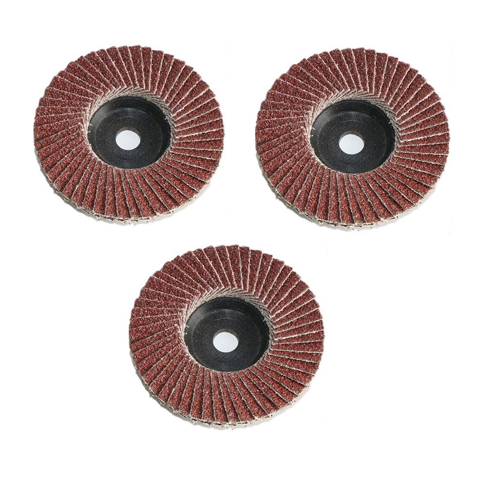 5pcs Flat Flipping Discs 50/75mm 3 Inch Sanding Discs 80 Grit Grinding Wheels Wood Cutting Blades for Angle Grinder