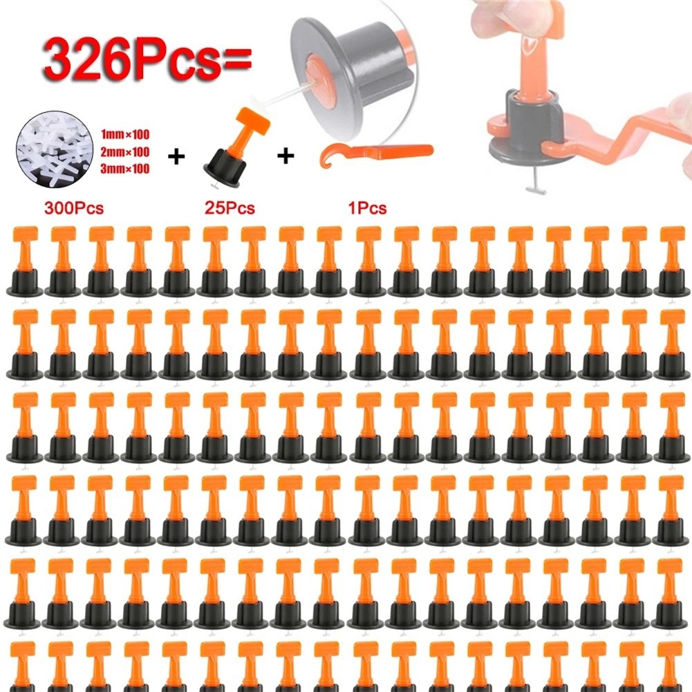 New Tile Leveling System Tool Kit Level Wedges Align Spacers for Level Locator Spacers Plier Floor Tile Wall