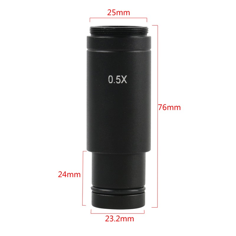 5MP USB Electronic Digital Video Camera Microscope 0.5X Eyepiece C-Mount 23.2mm Adapter 30/30.5mm Ring To Take Photo