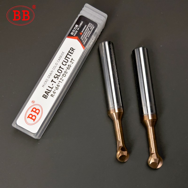 T-shaped ball cutter, solid carbide, 3D, R2 R3 R4 R5 R6, hard metal, steel, aluminum, copper, iron