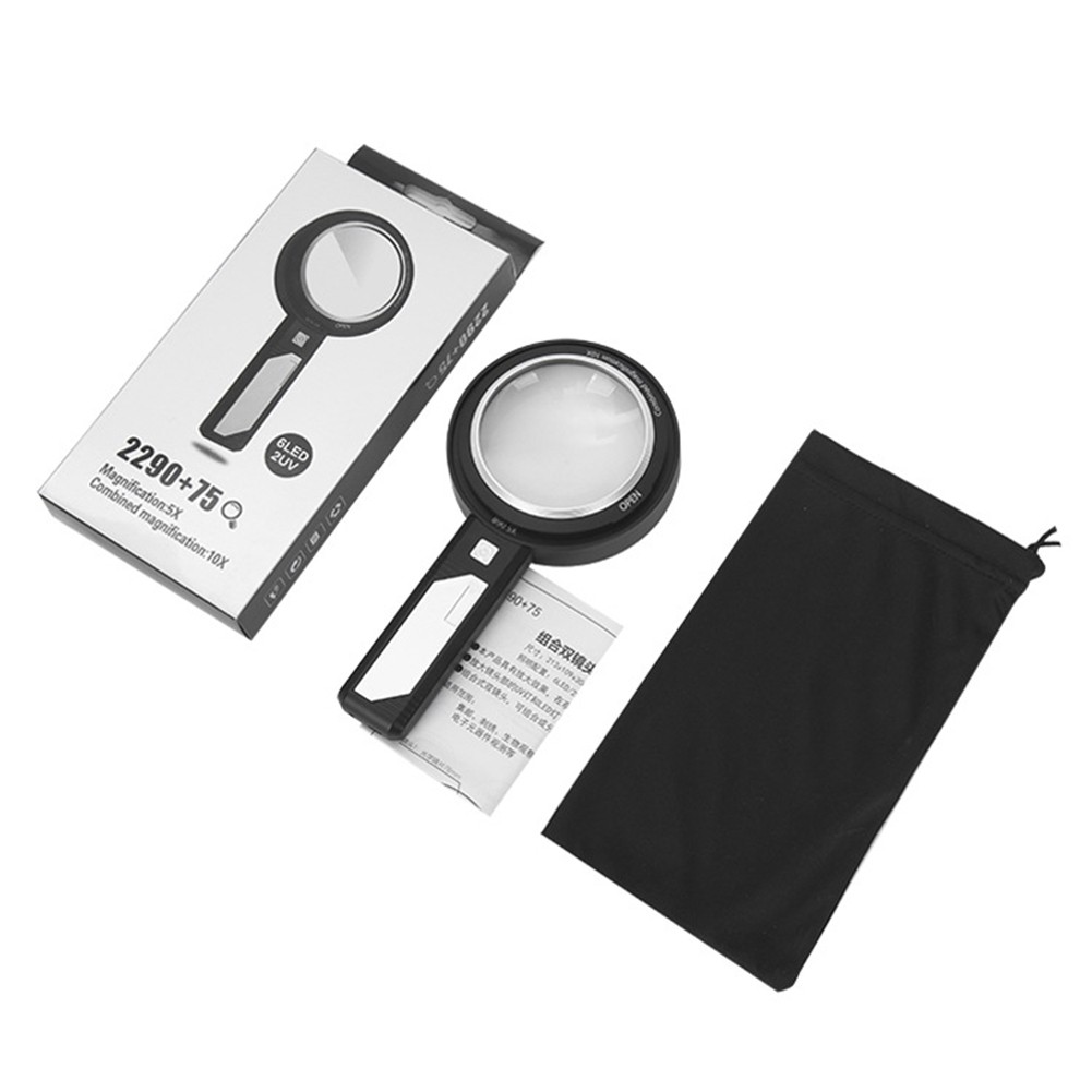 Reading Jewelry Inspection Glass Loupe Reading Handy Magnifier Handheld Reading Magnifying Glass Loupe