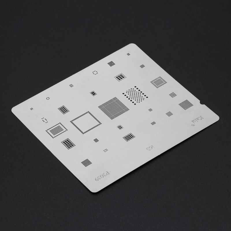 1pc Stainless Steel IC Chip BGA Reballing Stencil Kits Soldering Template Set for iPhone XS Max/XR/XS/X/8 Plus/8/7 Plus/7/6S Plus/6