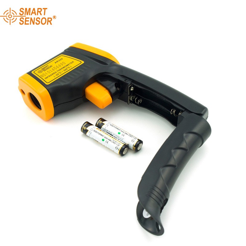 LDC IR Digital Display Infrared Thermometer AR320 -32 ~ 380C(-26 ​​~ 716F) Non-contact IR Laser Point Gun Thermometer