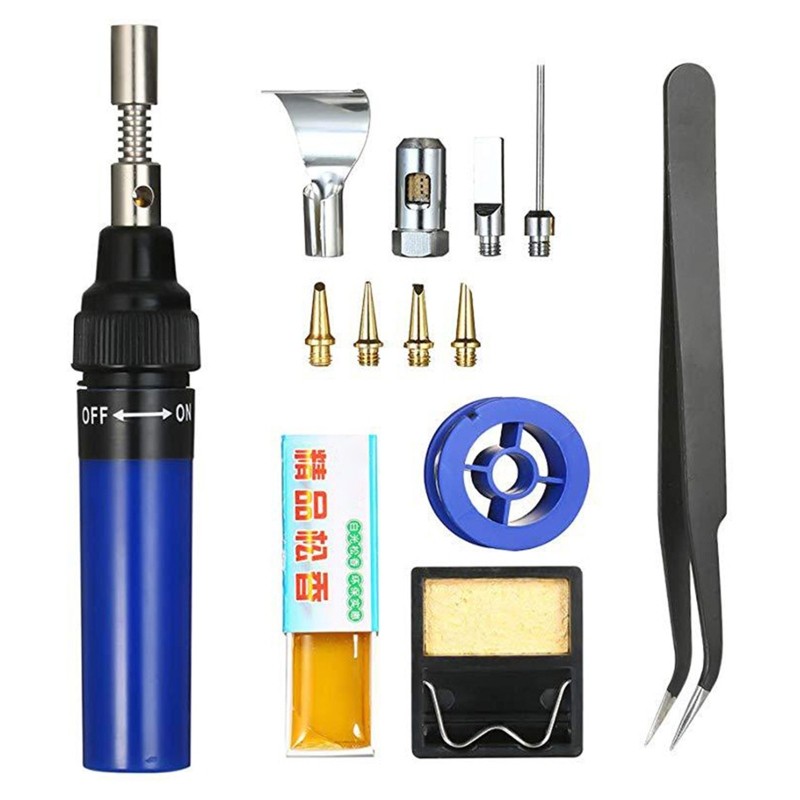 Gas Welding Tool Cordless Electric Welding Iron Gas Soldering Iron Set Set