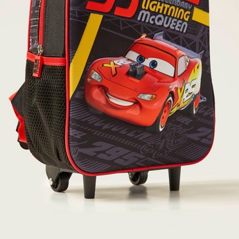 Disney Cars Print 3-Piece Trolley Backpack Set - 12 Inches