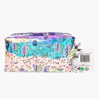 Create It! Galaxy Makeup Bag with Zip Closure