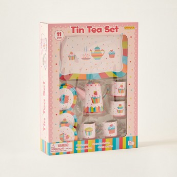 Printed 11-Piece Tea Playset