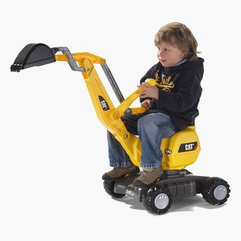 Rolly Toys Digger CAT 360-Degree Ride-On Excavator