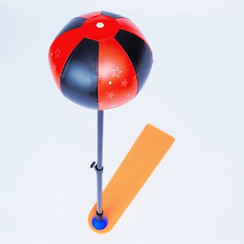 Juniors Punching Ball with Stand and Gloves