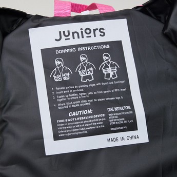 Juniors Printed Life Vest with Buckle Closure