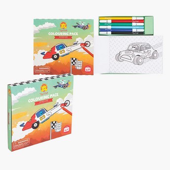 Tiger Tribe Supercars Colouring Pack