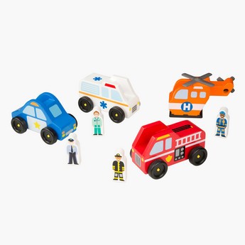 Melissa and Doug Emergency Vehicle Set