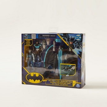 Bat-Tech Flyer with Batman and Mr. Freeze Action Figurine Toy