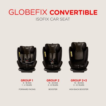 Giggles Globefix Convertible Isofix Car Seat