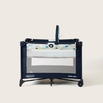 Graco Adjustable Travel Cot with Push-Button Fold