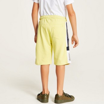 Kappa Panelled Shorts with Drawstring Closure