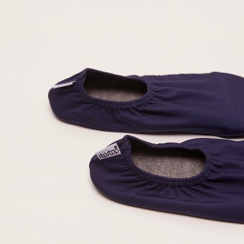 Slipstop Navy Junior Slip-On Shoes