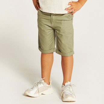 Eligo Panelled Crew Neck T-shirt and Shorts Set