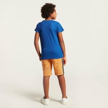 Kappa Solid Shorts with Elasticated Closure and Pockets