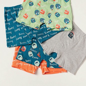 Juniors Printed Boxers - Set of 5