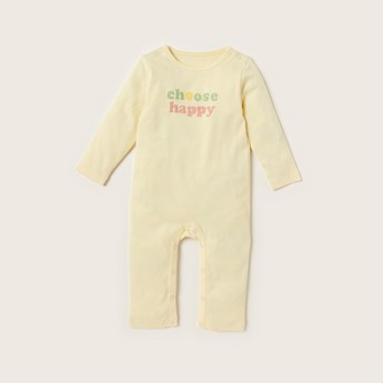 Juniors Printed Sleepsuit with Long Sleeves - Set of 3