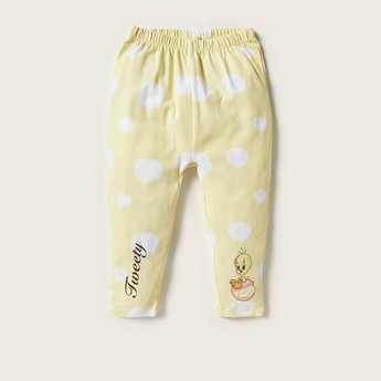 Tweety Print Leggings - Set of 2