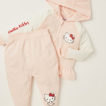 Sanrio Hello Kitty Print Sweatshirt and Jog Pants Set