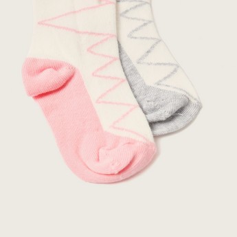 Juniors Printed Socks - Set of 2