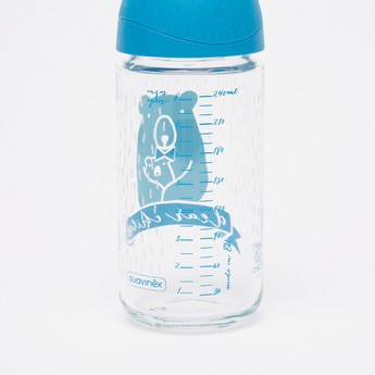 Suavinex Printed Feeding Bottle - 240 ml