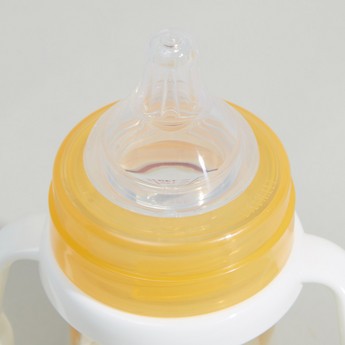 FARLIN Printed Feeding Bottle with Handle - 140 ml