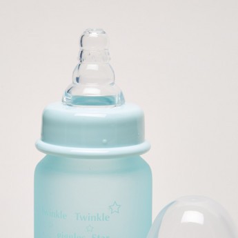 Giggles Glass Feeding Bottle with Silicone Sleeve - 50 ml