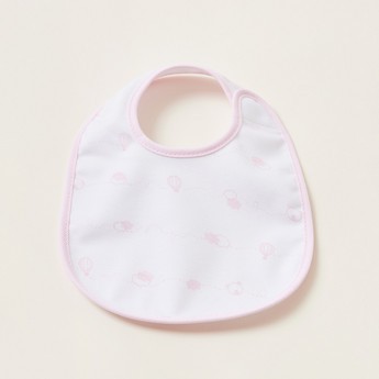 Cambrass All-Over Print Bib with Hook and Loop Closure