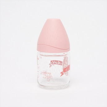 Suavinex Printed Feeding Bottle with Lid - 120 ml