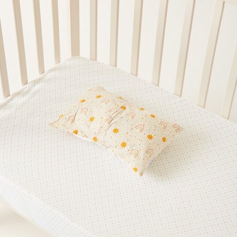 Juniors Happy Sunshine Print Pillow - 36x25 cms