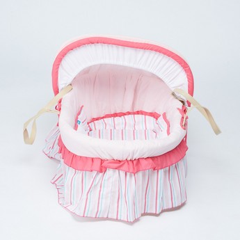 Juniors Printed Moses Basket with Hood