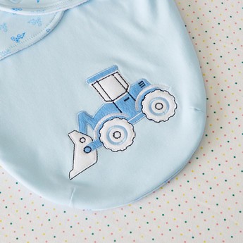 Juniors Tractor Print Cuddle Wrap