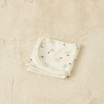 Juniors All-Over Pear Print Receiving Blanket