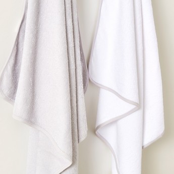 Juniors 2-Piece Hooded Towel Set - 75x75 cms