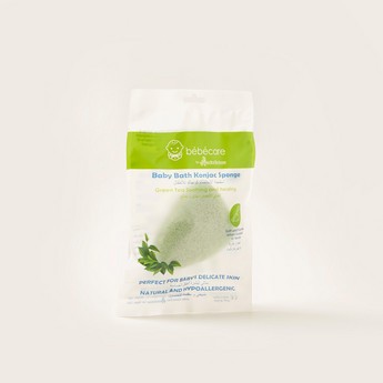 Bebecare Triangle Green Tea Konjac Bath Sponge