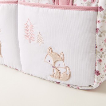 Juniors Printed Diaper Bag with Zip Closure