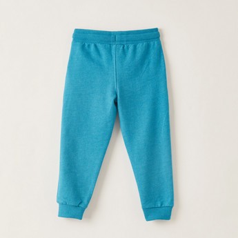 Juniors Solid Jog Pants with Drawstring Closure