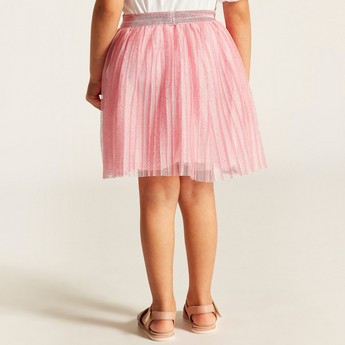 Sanrio Pleated Skirt with Elasticised Waistband