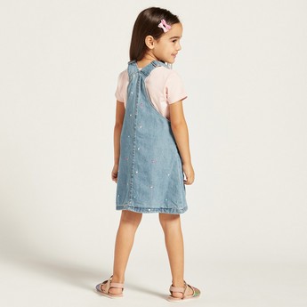 Juniors Denim Pinafore with Pockets