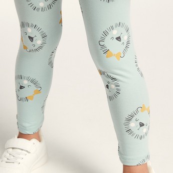 Juniors Printed Leggings with Elasticated Waistband - Set of 3