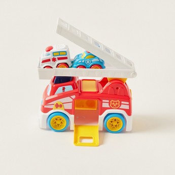 Little Learner Vroom Vroom Fire Truck Playset