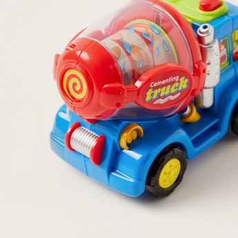 Cartoon Cementing Toy Truck