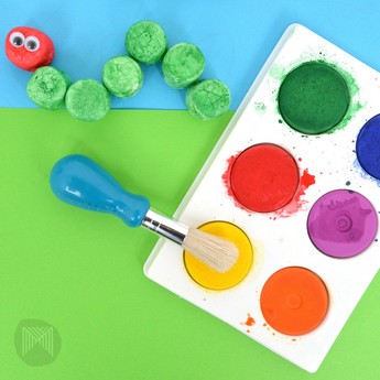 Micador 6-Piece Early Start Low-Mess Washable Fluoro Paint Disc Set